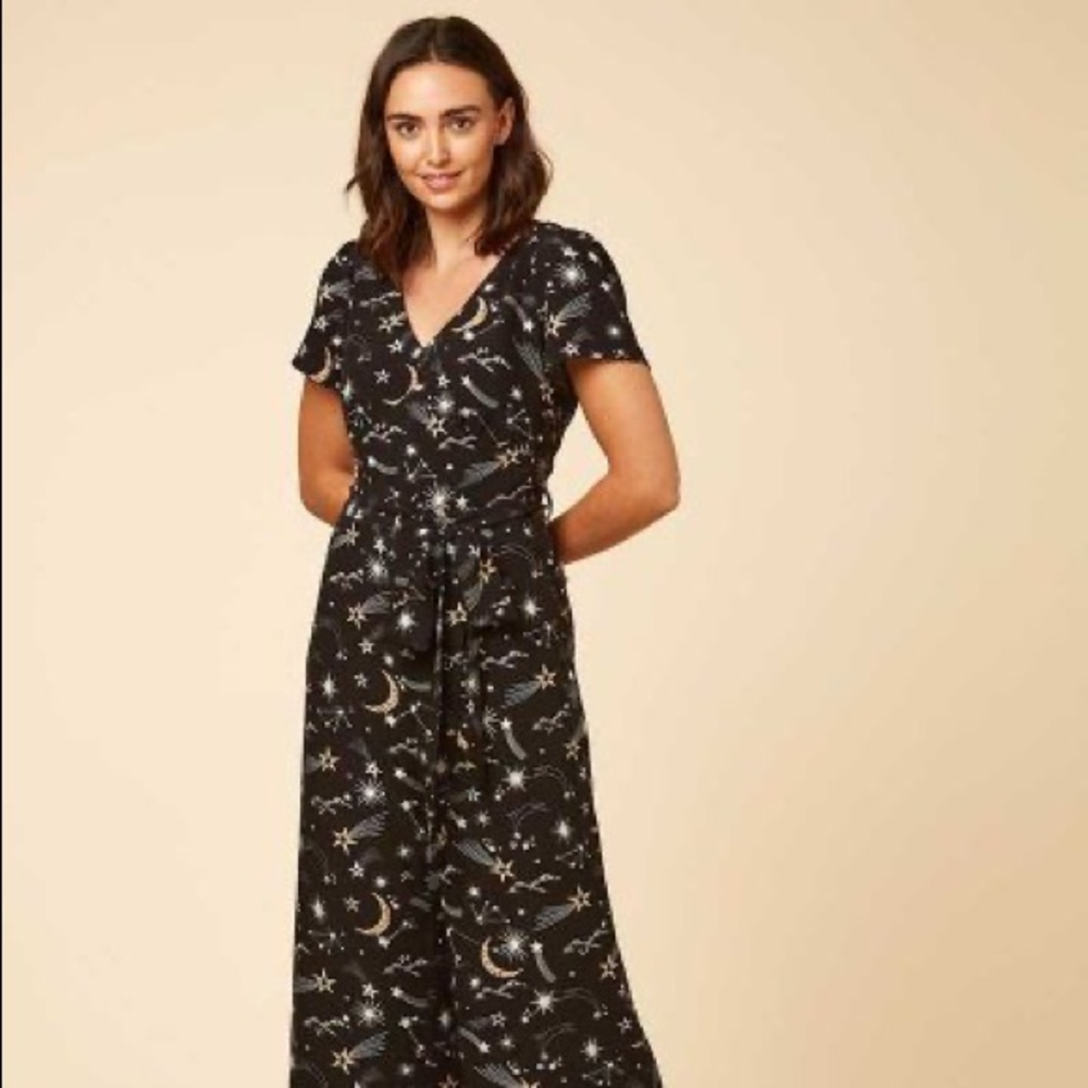 Joanie clothing Celestial Star & Moon Jumpsuit